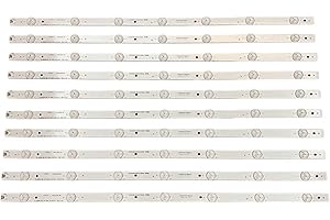 KANGH LED Backlight Strip Compatible with TV LC-55LBU591U LC-55LBU591C SVH550AQ0 TV 55H6D 55DU6500 (Color : Kit 10pcs for 1 T