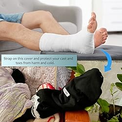 EDWERD Leg Cast Sock Cover for Calf Foot Ankle Toe