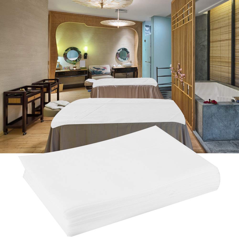 Disposable Non Woven Bed Sheet, Spa Bed Sheets Disposable Bed Sheet Waterproof Oil proof Bed Cover for Salon SPA Tattoo Massage Table Hotels(#1)