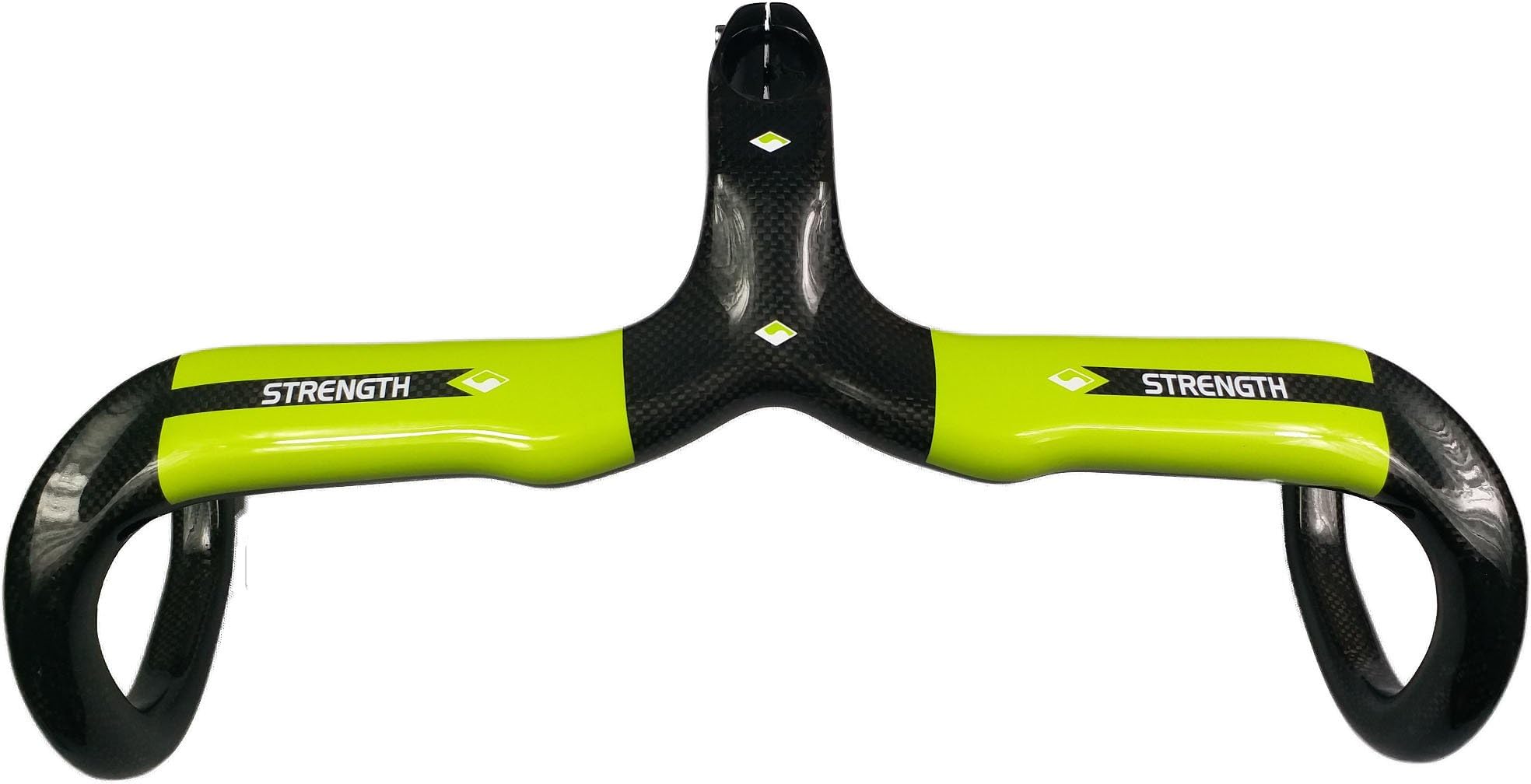 Strength Full Carbon Fiber Handbar3K Gloss Road Bike Stem Handlebar Integrated Handlebar 400 Stem 100