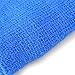 Mallofusa 10 Pack Colorful Sports Basketball Football Absorbent Wristband Sweatbands Party Outdoor Activity (Dark Blue)
