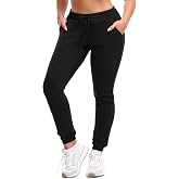SINOPHANT Joggers for Women with Pockets Drawstring Sweatpants | Elastic waisted; 92% polyester 8% spandex; 4-way stretch; bu