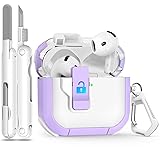Case for AirPods 4, Ekoonpft Secure Lock Cases