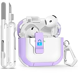 Case for AirPods 4, Ekoonpft Secure Lock Cases