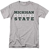 Michigan State University Large One Color Unisex Adult T Shirt