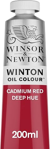 Winsor & Newton Winton Cadmium Red Deep Hue 200ml Oil Colour