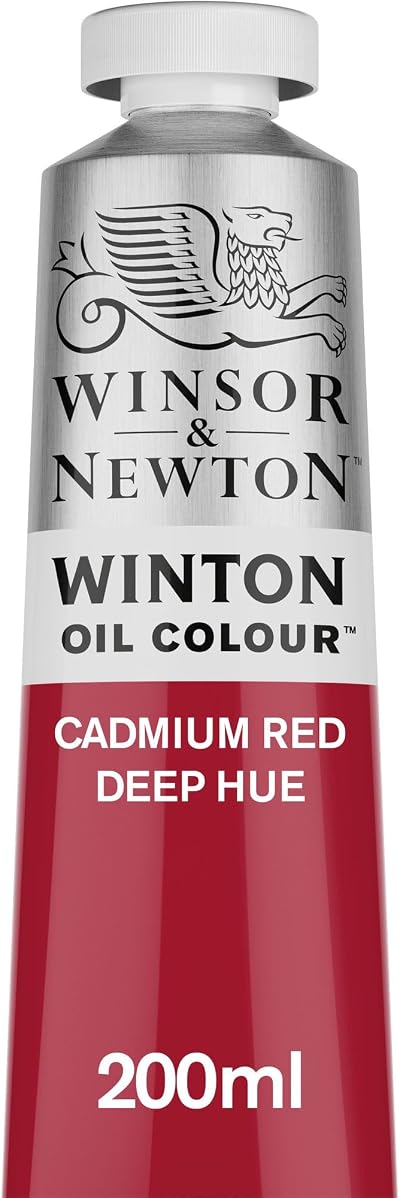 Winsor & Newton Winton Cadmium Red Deep Hue 200ml Oil Colour