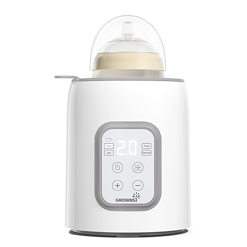 Bottle Warmer, GROWNSY 8-in-1 Fast Baby Milk Warmer with Timer for - Main Image