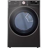 LG DLEX4000B 7.4 cu. ft. Ultra Large Capacity Smart Wi‑Fi Enabled Front Load Electric Dryer &mdash; Black Steel