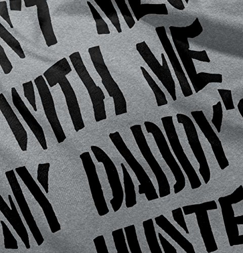 Daddy's a Hunter New Parents Baby Shower Gifts Funny Saying Onesie Bodysuit