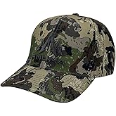 Pnuma Men's Logo Mountain Cap, Hunting Outdoor One Size Fits Most Camo Hat with Precurved Bill and Embroidered Front Patch