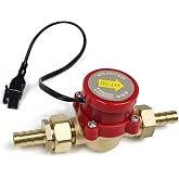 XUNKUANER Water Flow Sensor Switch HT-30 AC 0-110V 0.2A G3/4 "-3/4" Thread,Water Flow Sensor for CO2 Laser Tube Protecting (Caliber: 8mm)