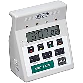 FMP Digital 4 Channel Commercial Kitchen Countdown Timer, Water Resistant, 7-inch Height, White