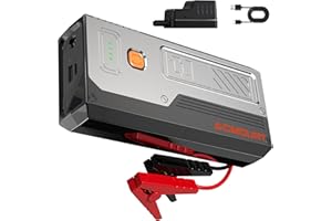 Acmount 5000A Car Jump Starter, 12V Battery Booster Pack for Up to 10.0L Gas & 8.0L Diesel Engines, Portable Jump Box with Sm