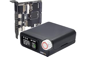 Sipeed NanoKVM Pro 4K IP KVM, Remote Server Management, ATX Power Control, USB Keyboard/Mouse Emulator, 32GB eMMC, WiFi6, Pow