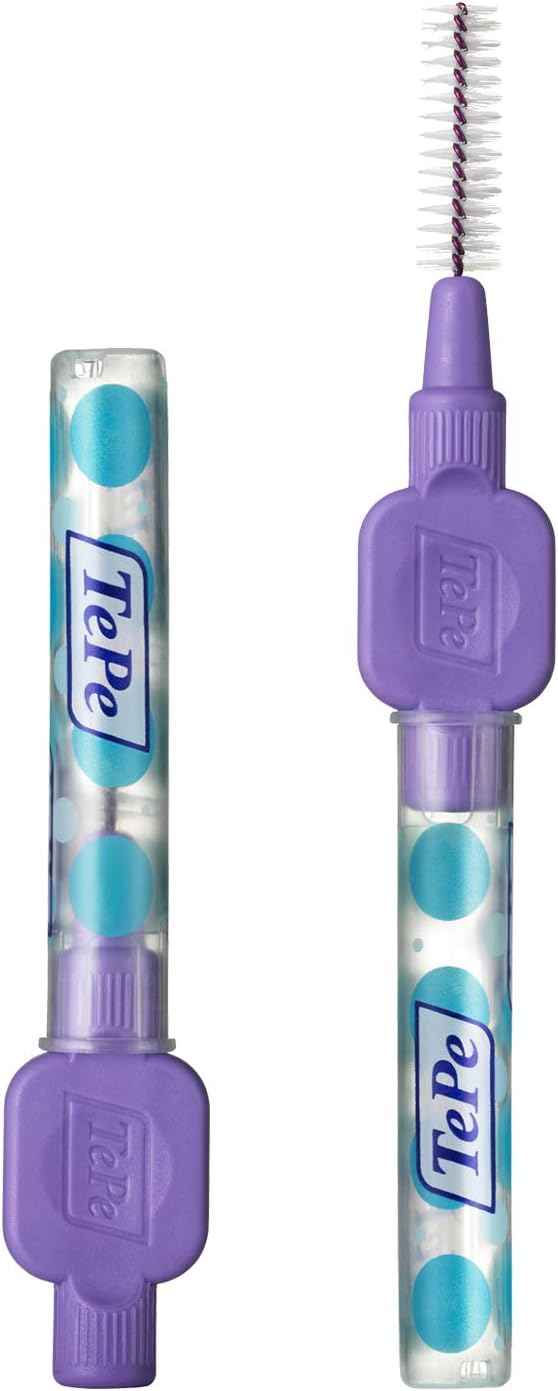 TEPE 1.1 Mm Size 6 Original Interdental Brush, Violet, 8 count (Pack of 1) - Image 5