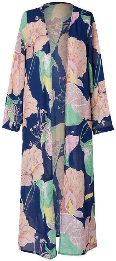 long open front beach cover up