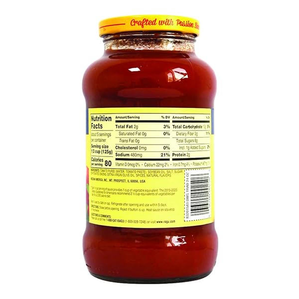 RAGU OLD WORLD STYLE TRADITIONAL SAUCE, MADE WITH OLIVE OIL, PERFECT FOR ITALIAN STYLE MEALS AT HOME, 24 OZ