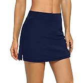 LouKeith Tennis Skirts for Women Golf Athletic Activewear Skorts Mini Summer Workout Running Shorts with Pockets