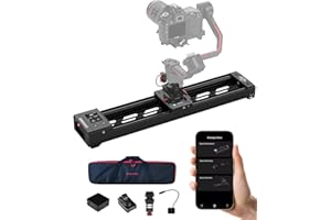 IFOOTAGE Shark Slider Nano II 660,Motorized Camera Slider,Compatible with DJI RS2, RS2Pro, RS3 Pro, RS4, RS4 Pro,Video Stabilizer Rail,Video,Timelapse,Panorama,Stop Motion,Marco,Max.Payload 15.4lbs