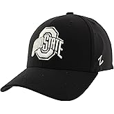 ZHATS NCAA Unisex-Adult NCAA Officially Licensed Hat Fitted Hype Black