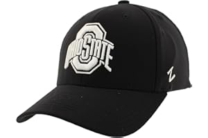 ZHATS NCAA Unisex-Adult NCAA Officially Licensed Hat Fitted Hype Black