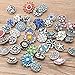 Ginooars 10PCs Mixed Style Rhinestones Snaps Buttons 18/20mm for Interchangeable Snaps Jewelry