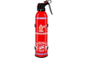 ABC Fire Extinguisher for Home, Boat, Car, Kitchen, Garage with Mounting Bracket– Extinguishing Spray, Compact A, B, C – Port