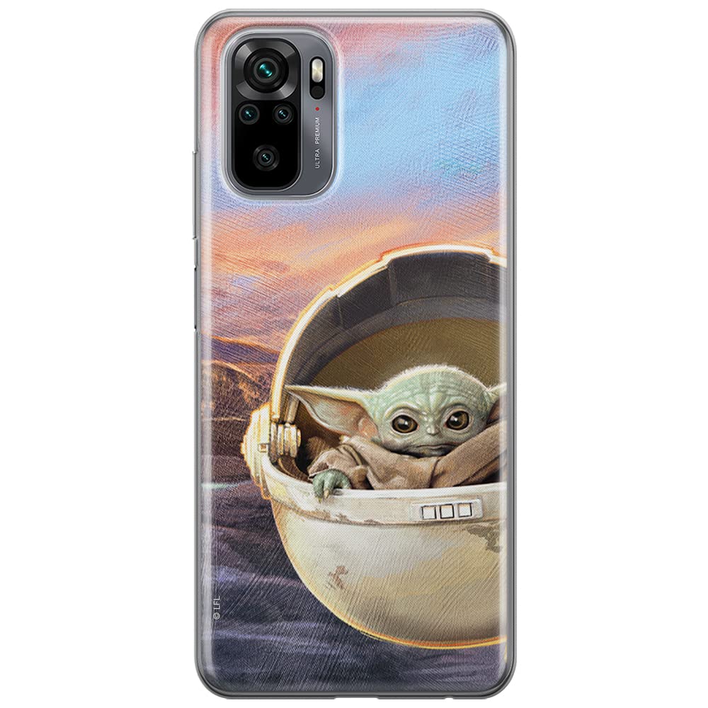 ERT GROUP mobile phone case for Xiaomi REDMI NOTE 10/ 10S original and officially Licensed Star Wars pattern Baby Yoda 005 optimally adapted to the shape of the mobile phone, case made of TPU