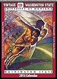 Washington State Cougars 2016 Vintage Football Calendar by 