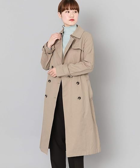 Amazon センスオブプレイス ジャケット コート 2wayトレンチコート レディース Beige S コート ジャケット 通販