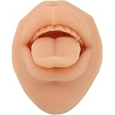 Soft Silicone Tongue Mouth Model 3d Piercing Practice Body Parts Lip Mannequin Flexible Nose silicone body parts piercing model tongue practice mouth