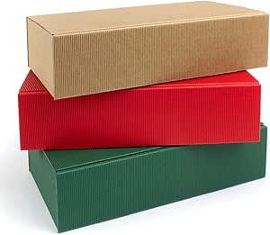 Caja de cartón para 2 botellas de champán o vino, 360 x 260 x ...