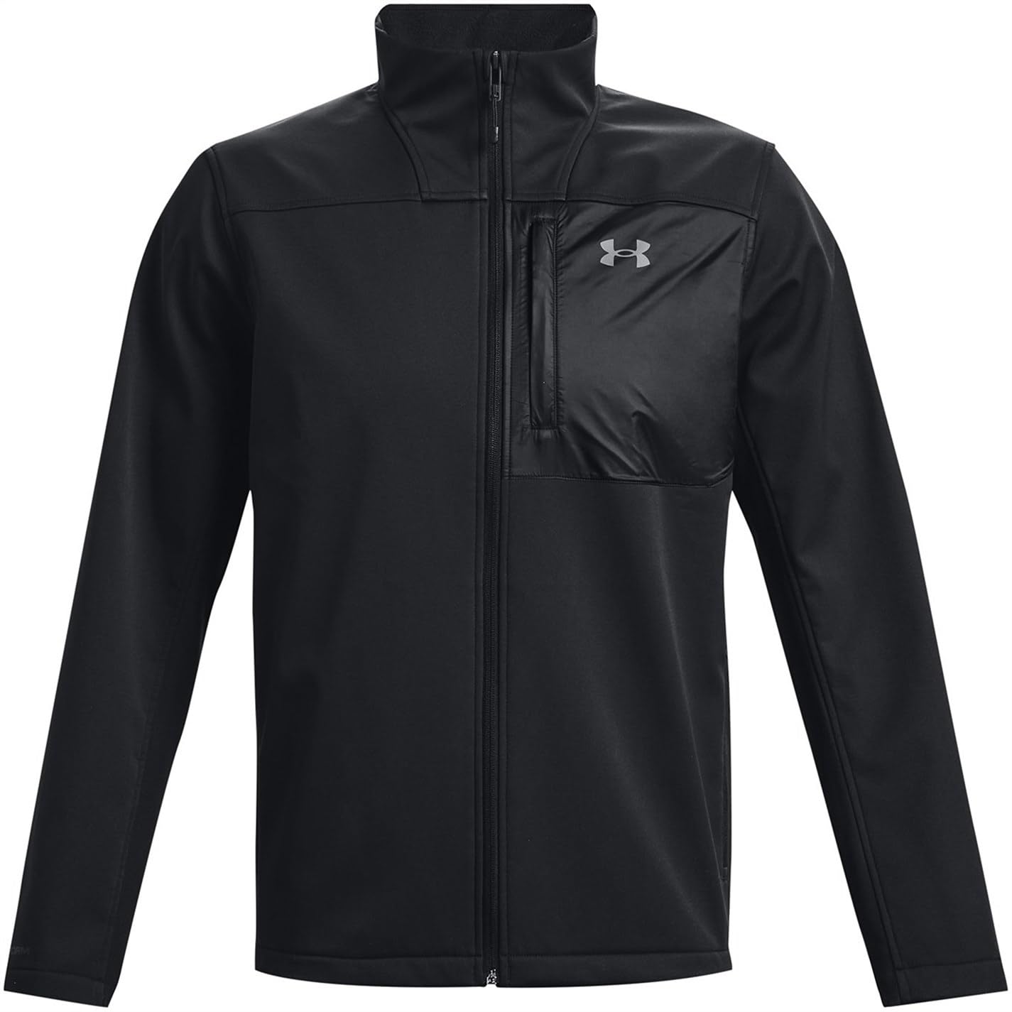 Photo 1 of Under Armour Men's ColdGear Infrared Shield 2.0 Soft Shell, (001) Black / / Pitch Gray, Medium