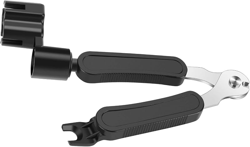 MOREYES Guitar String Winder Cutter and Bridge Pin Puller 3 in 1 Tool