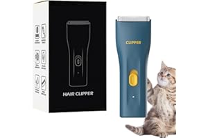 GRIMGROW Dog Grooming Kit Clipper for Thick Coat Low Noise Cordless Cat Hair Trimmer Rechargeable Shaver Pet Grooming Tools for Small and Large Animals