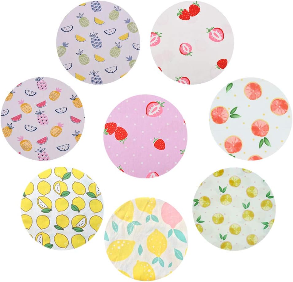 Printed Fruits Cotton Fat Quarters Fabric Bundles Quilting Fabric For Diy Sewing Crafts 18 X 22 Multi Fabric Arts Crafts Sewing Fcteutonia05 De
