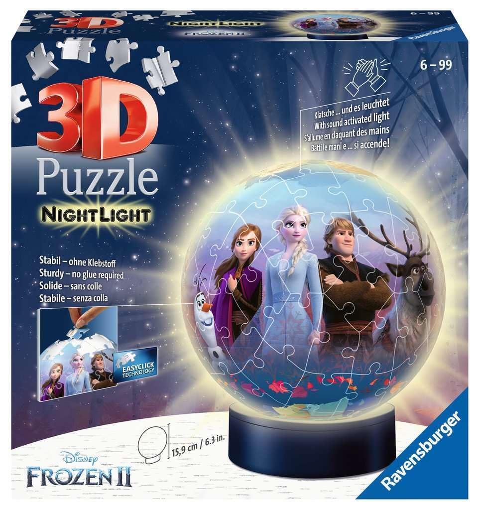 Disney Frozen 2: 3D Puzzle-Ball 72 Teile: Erlebe Puzzeln in der 3. Dimension