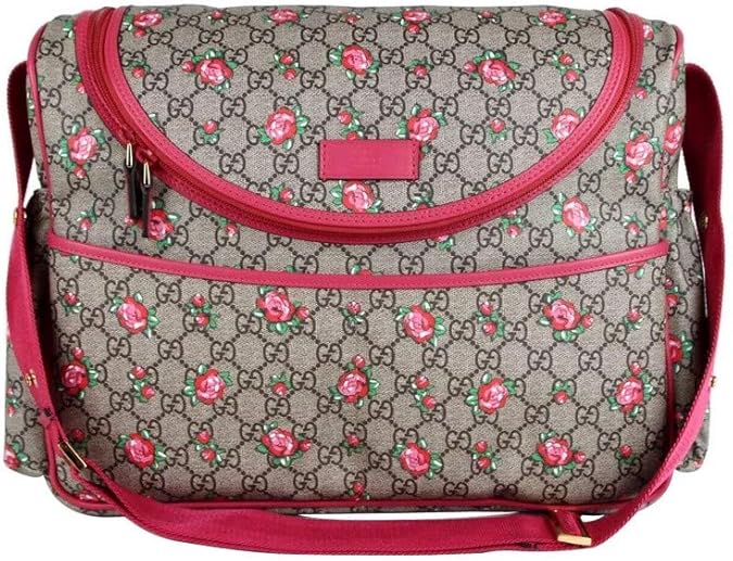 gucci mum gg flowers backpack diaper bag