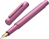 Hongdian Pink Forest Bent Nib Fountain Pen with Converter Gift Box view 6