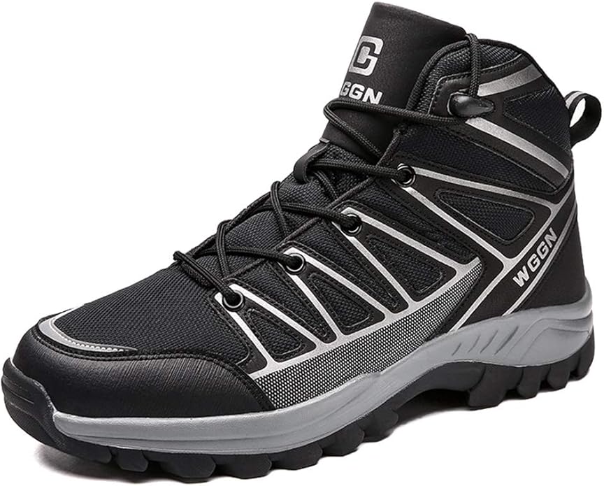 Amazon.com | FLARUT Mens Hiking Shoes Breathable Walking Boots Lightweight Hight Rise Trekking 