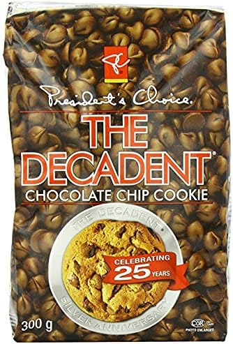 President's Choice the Decadent Chocolate Cookie, Chip, 12.35 Ounce