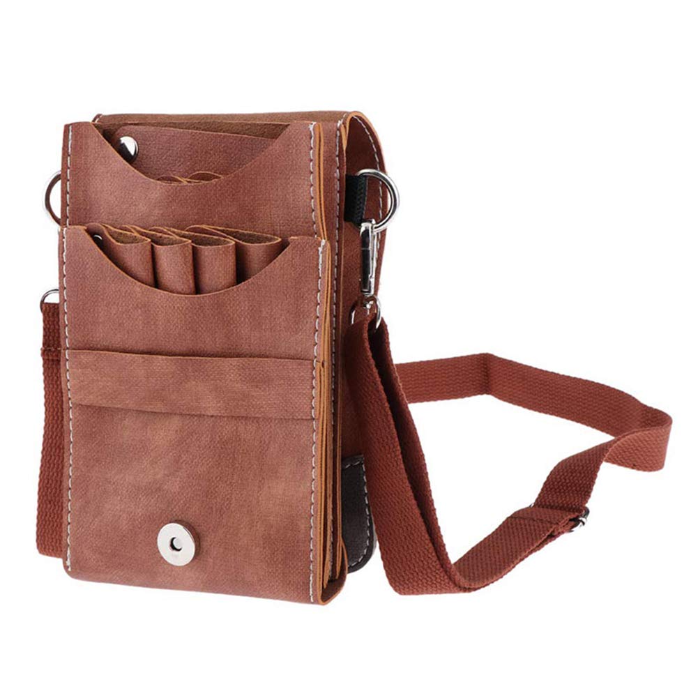 Amazon Com Professional Hair Stylist Leather Scissor Pouch
