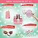 Christmas Day Gifts - Spa Gift Basket in Cherry Blossom Fragrance - 8 Piece Bath Set Includes Shower Gel, Bubble Bath, Bath Salt, Lotion & More! Great Wedding, Anniversary or Graduation Gift for Women