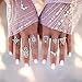 RoseSummer Beach Jewelry Bohemian Vintage Ring Set (Sliver)