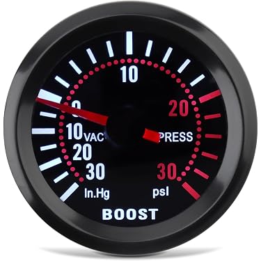 Indicador De Presión De Turbo 3 Bar Retro 52mm Para VR6, 16V, R32, C20LET