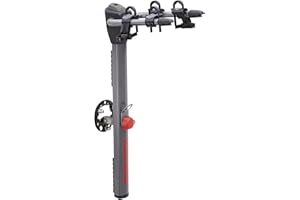 Yakima SpareRide Vehicle Rear Spare Tire Mounted Durable Steel Bike Rack with Integrated SKS Locks and Bottle Opener, Holds 2 Bicycles, Gray/Black