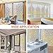ACMETOP Window Film Privacy No Glue, Privacy Window Film for Windows & Doors, Self Static Decorative Window Film for Home Office Kitchen Living Room UV Protection (17.5 x 78.5 in)
