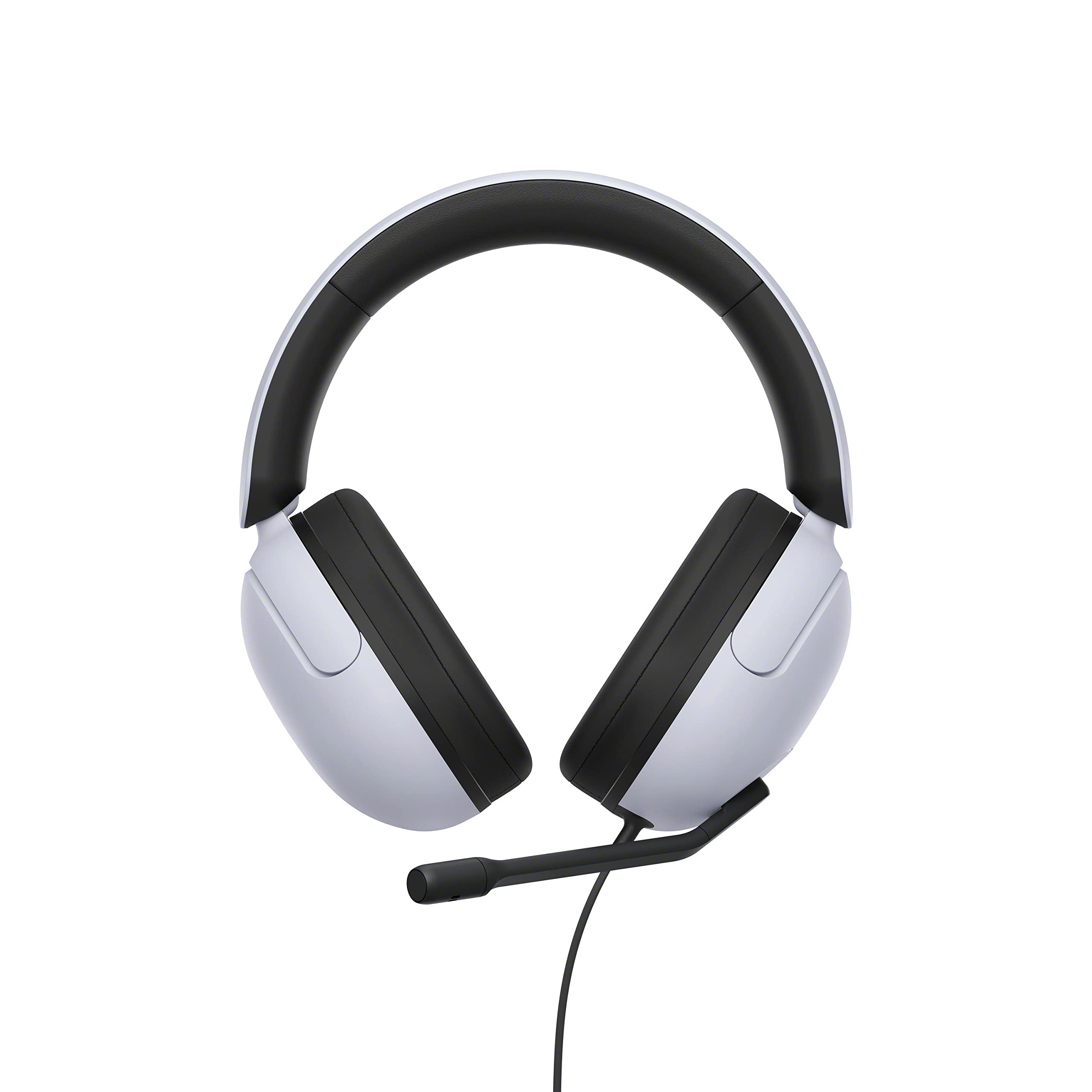 Sony INZONE H3 Gaming Headset - 360 Spatial Sound für Spiele - Hochwertiges Boom-Mikrofon - PC/PlayStation5, Weiß, Norme 3