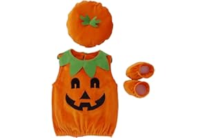 ZHSKEUUN Newborn Baby Boys Girls Halloween Avocado/Pumpkin/Dinosaur Costumes Halloween Cosplay